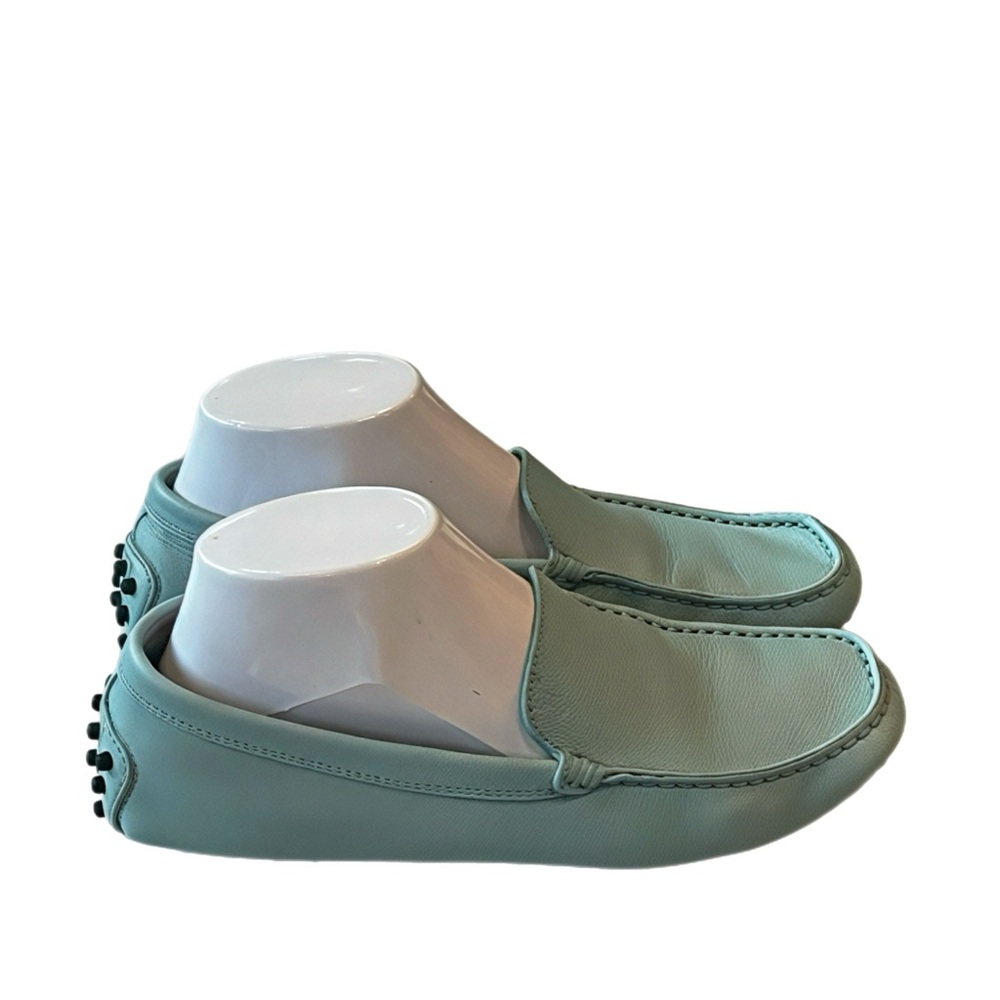 🚫SOLD🚫 Tod's Leather Driving Loafer, plain front, light blue, redyed, sz7 - Picture 5 of 15